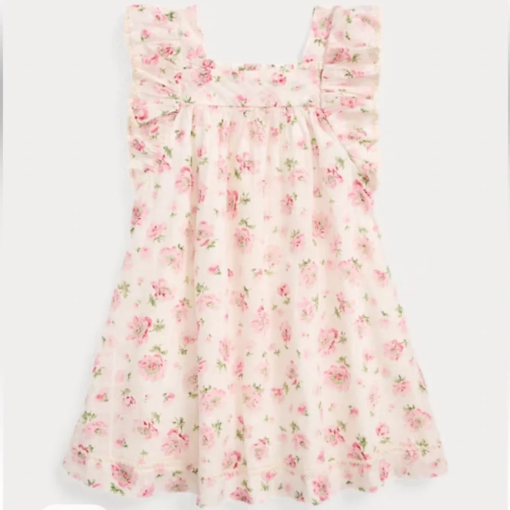 NWT Ralph Lauren Polo Country Collection Girl’s Floral‎ Smocked Dress Twee
